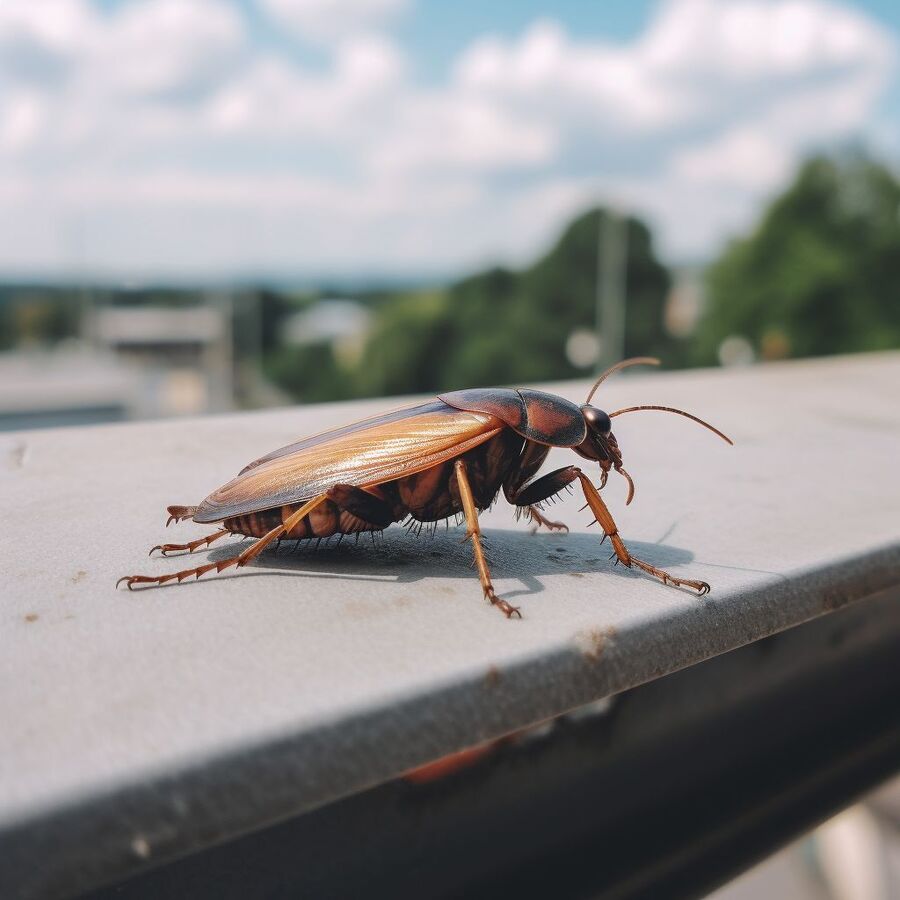 blatte et cafard dans la salle de bain