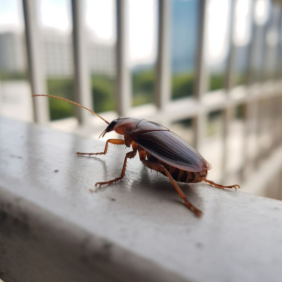 blatte et cafard dans la salle de bain