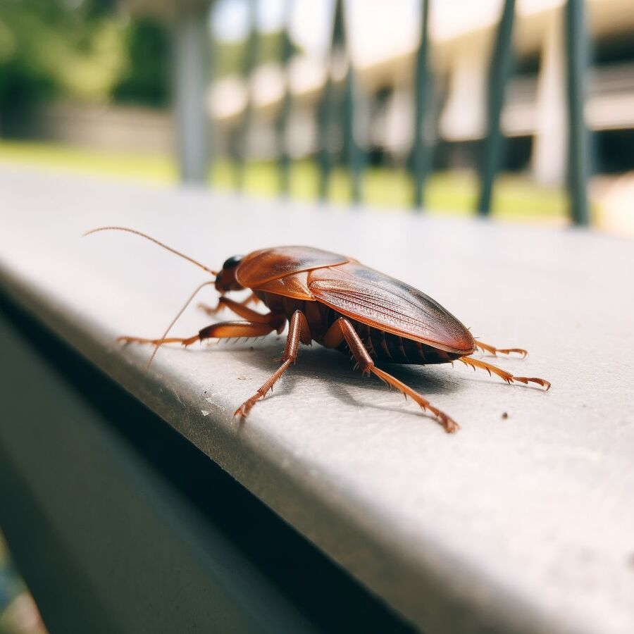 blatte et cafard dans la salle de bain