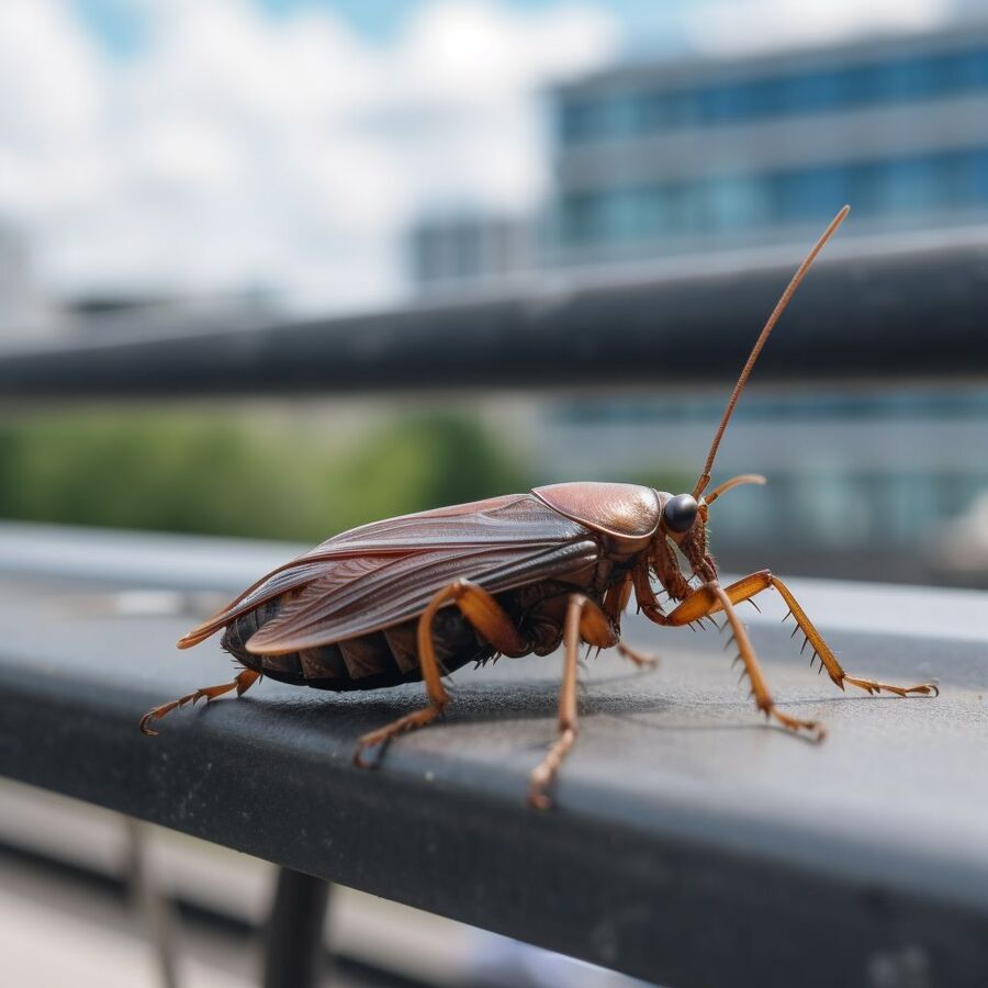 blatte et cafard dans la salle de bain