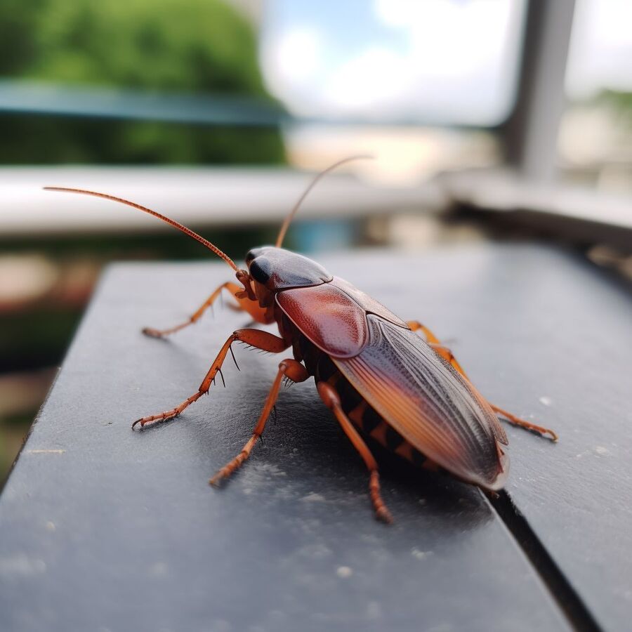 blatte et cafard dans la salle de bain