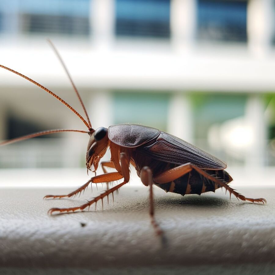 blatte et cafard dans la salle de bain